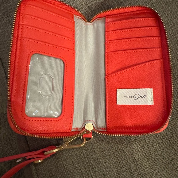 Thirty-One - coral wallet (wristlet) NWOT - Picture 2 of 2